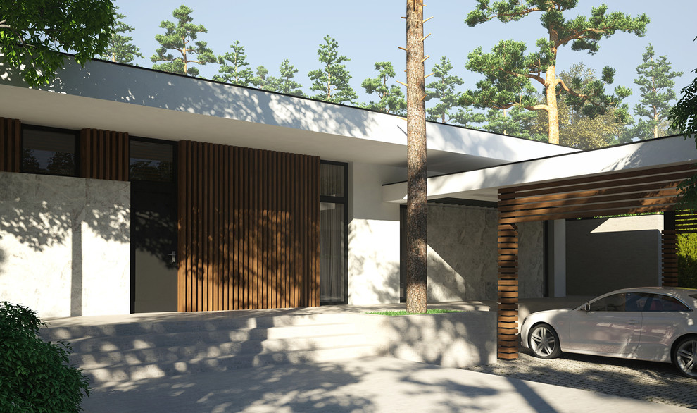 Проект дома с внутренним двором