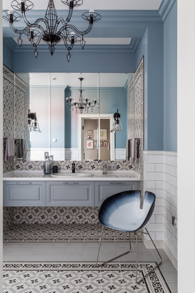 Интерьер таунхауса в монохромной гамме (г.Краснодар)