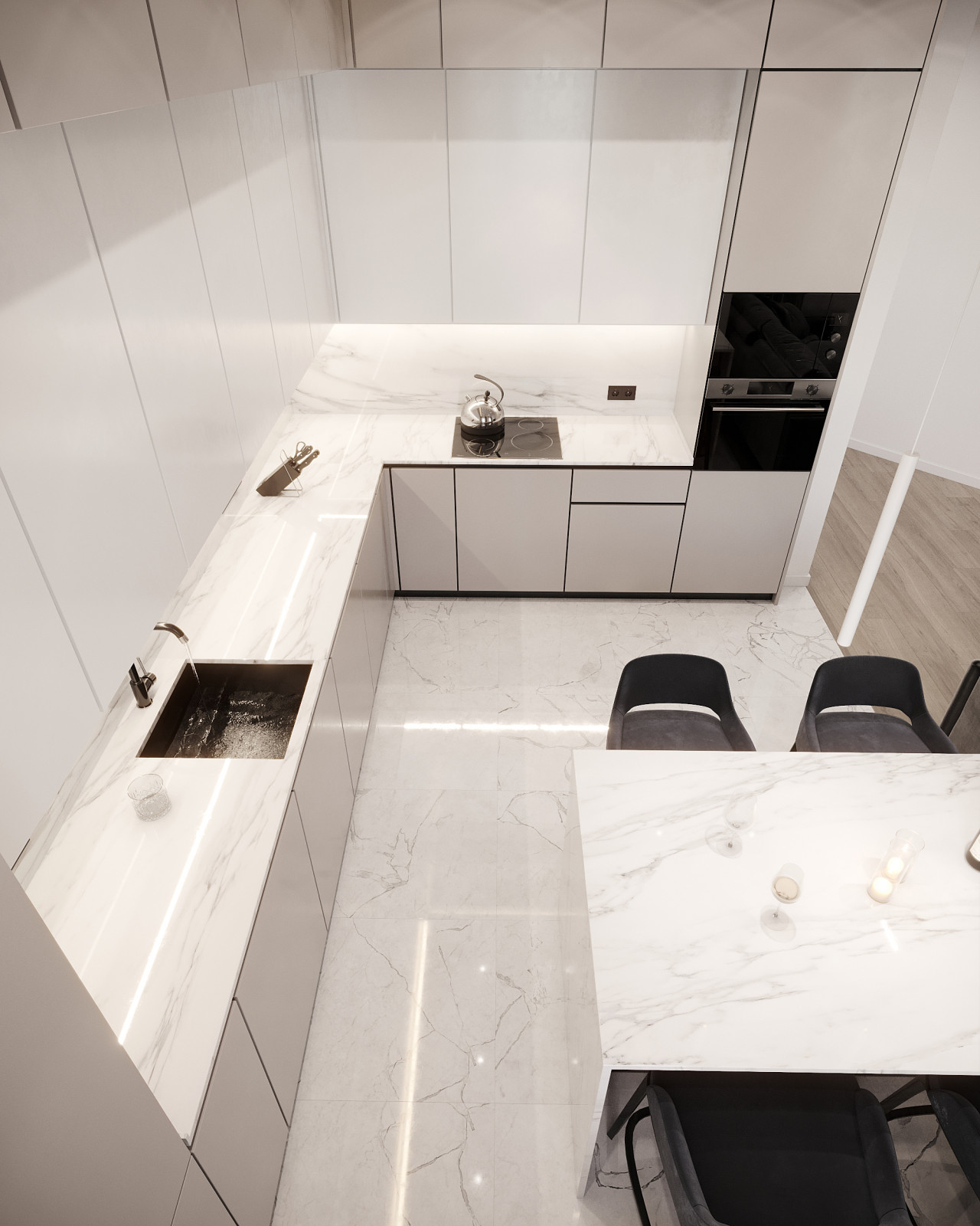 Дизайн и 3д-визуализация санузла в квартире в г. Долгопрудный