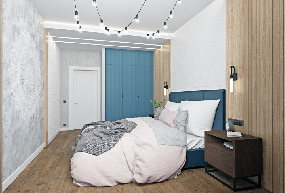 Квартира 60 кв.м  в стиле лофт + современный стиль.