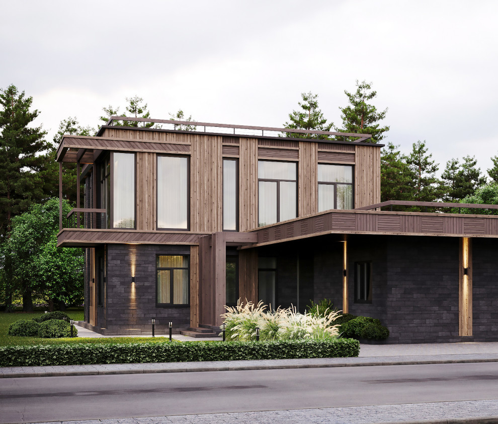 Современный коттедж в скандинавском стиле