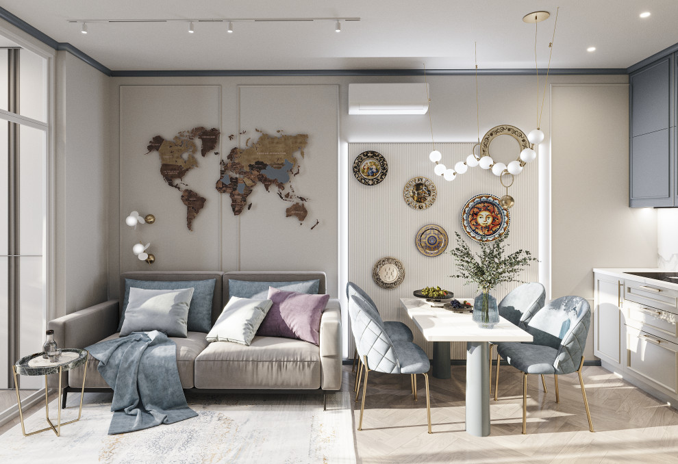 Проект 2х-комнатной квартиры в Мегаполис-парке