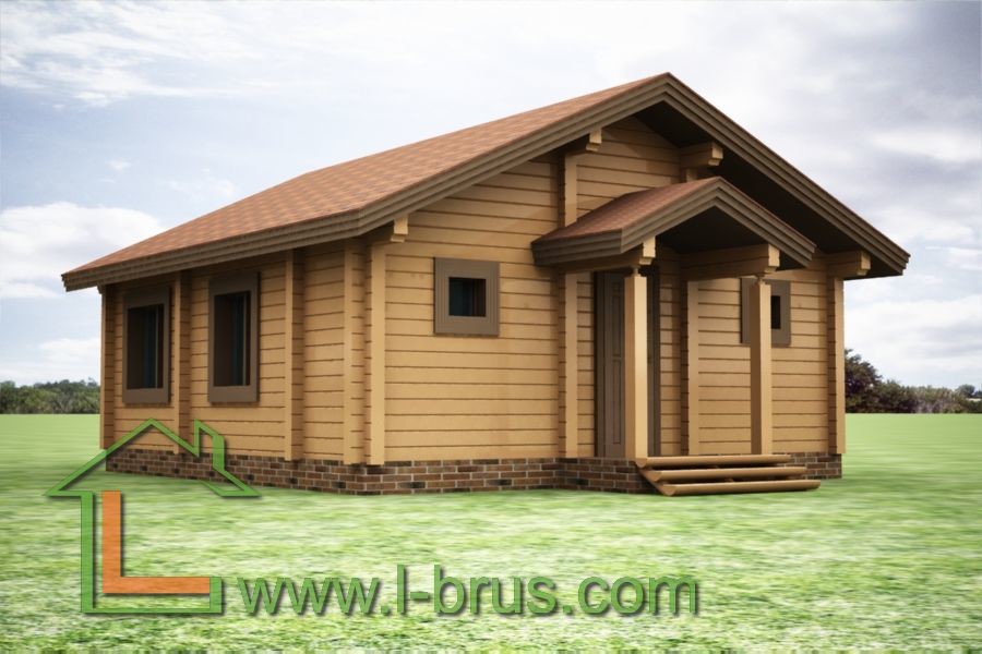 Проекты домов из профилированного бруса