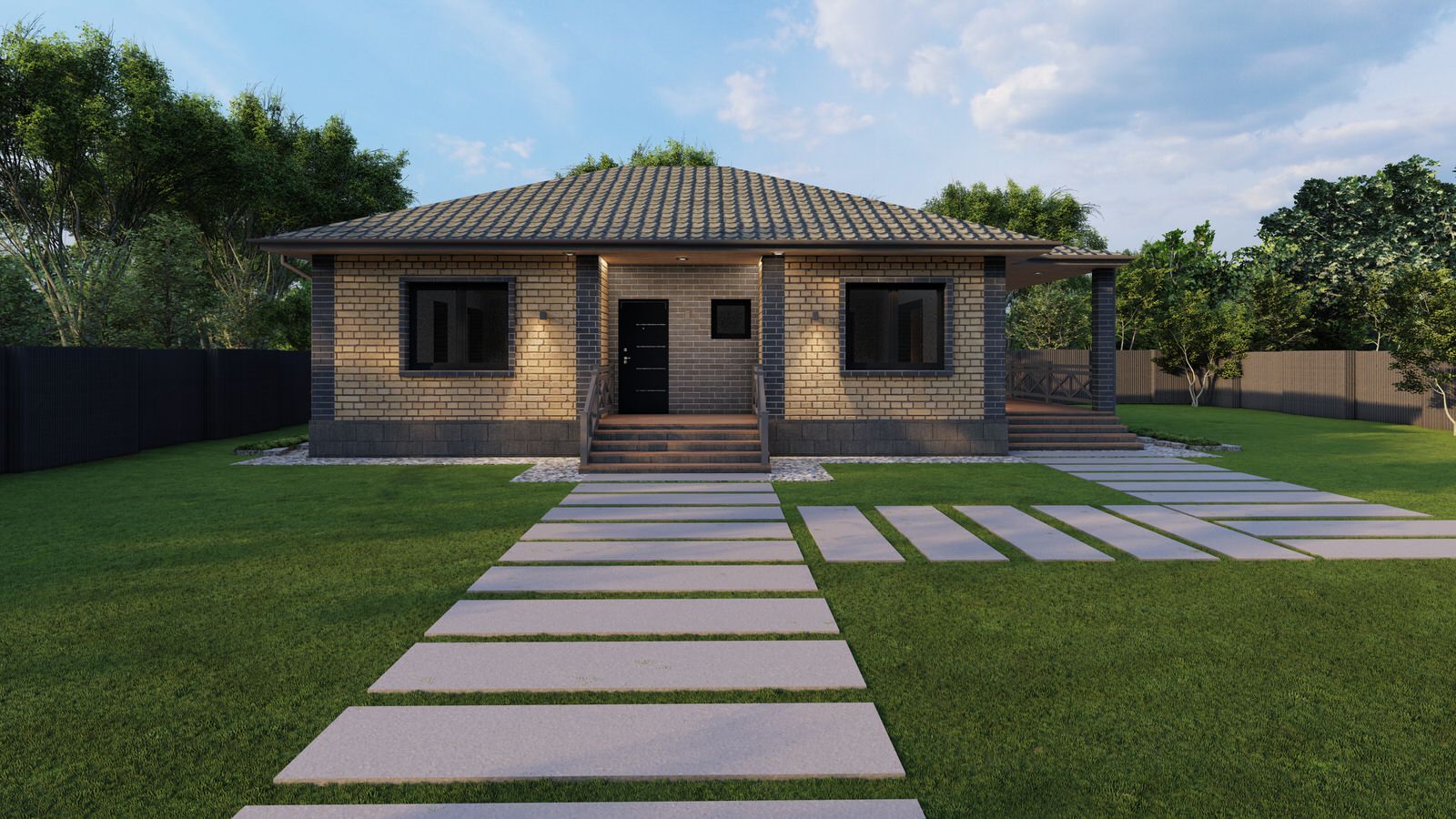 Дизайн фасада дома