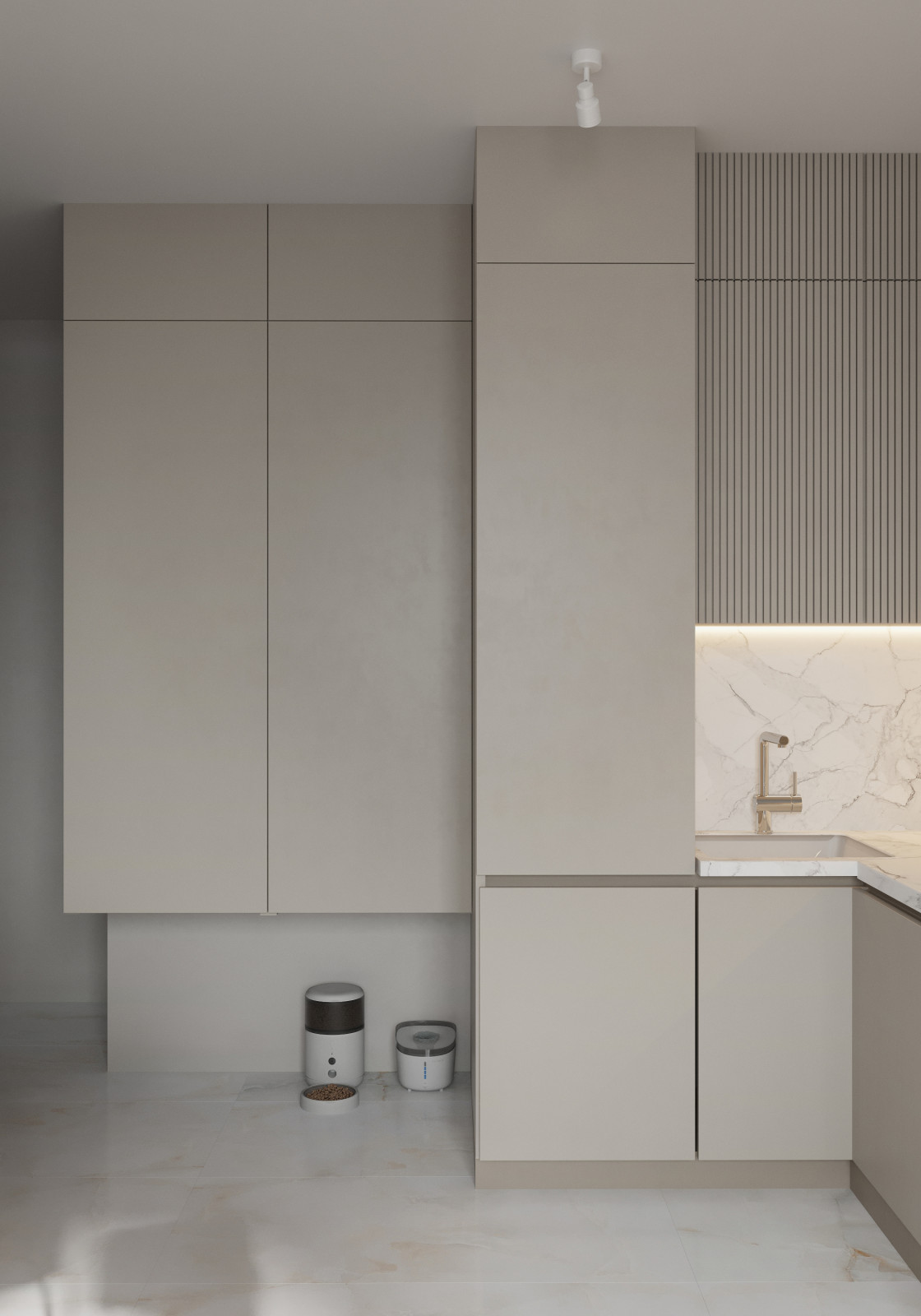 Современный интерьер квартиры 54 м² для молодой пары