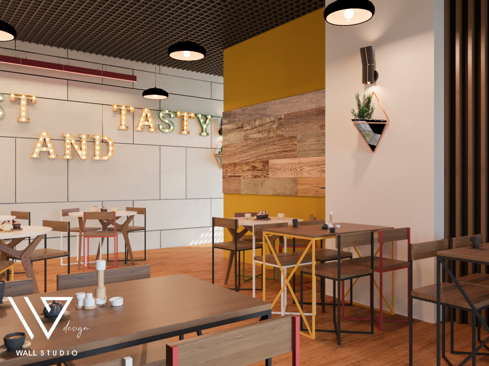 Обложка проекта: столовая в лофт