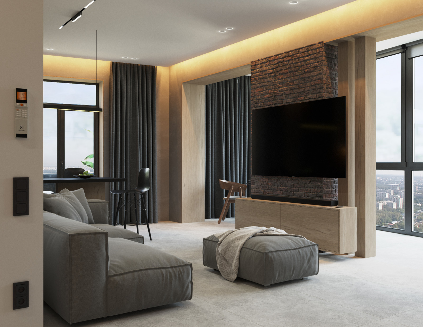 Лофт для молодой семьи