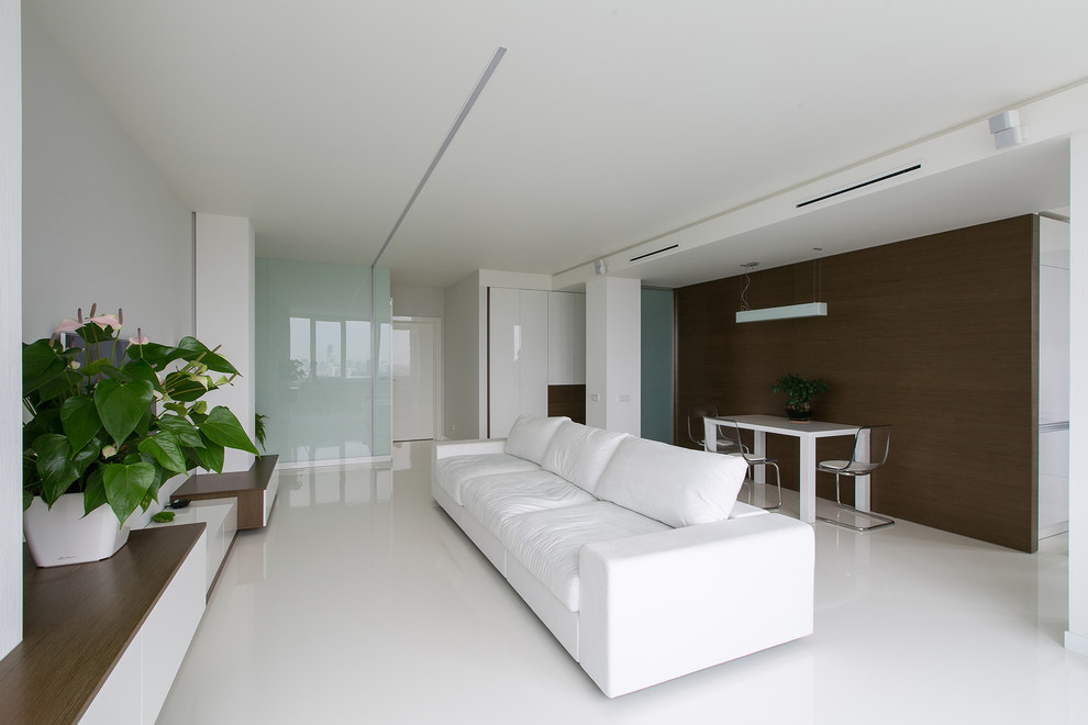 Белый интерьер