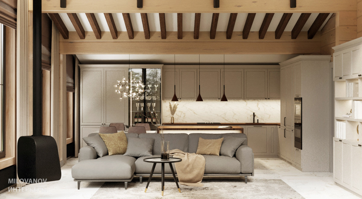 ДОМ ИЗ КЛЕЕНОГО БРУСА