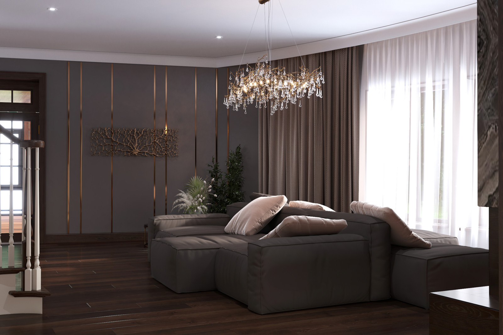 Дизайн-проект дома в Сазонках