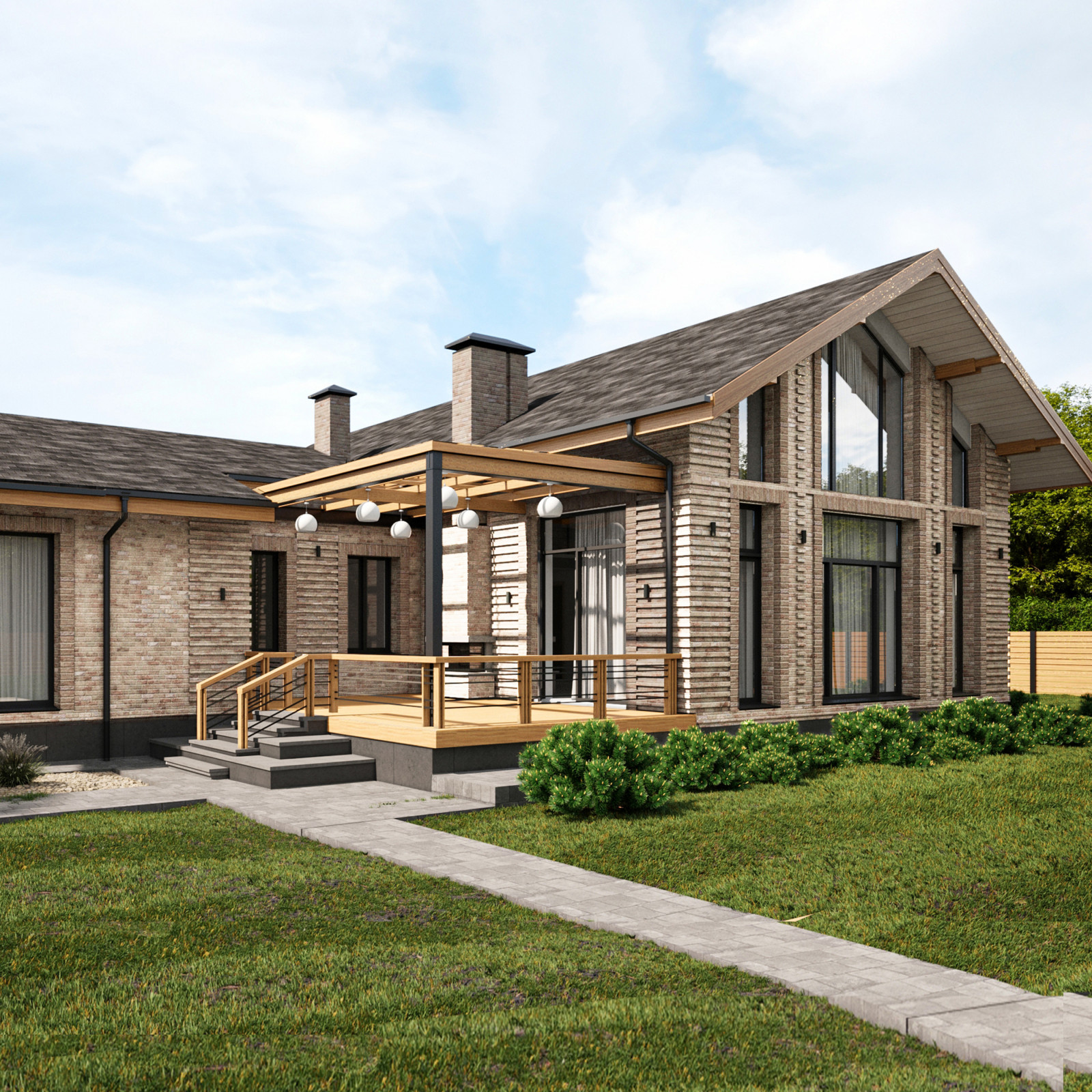 Одноэтажный дом в Курске