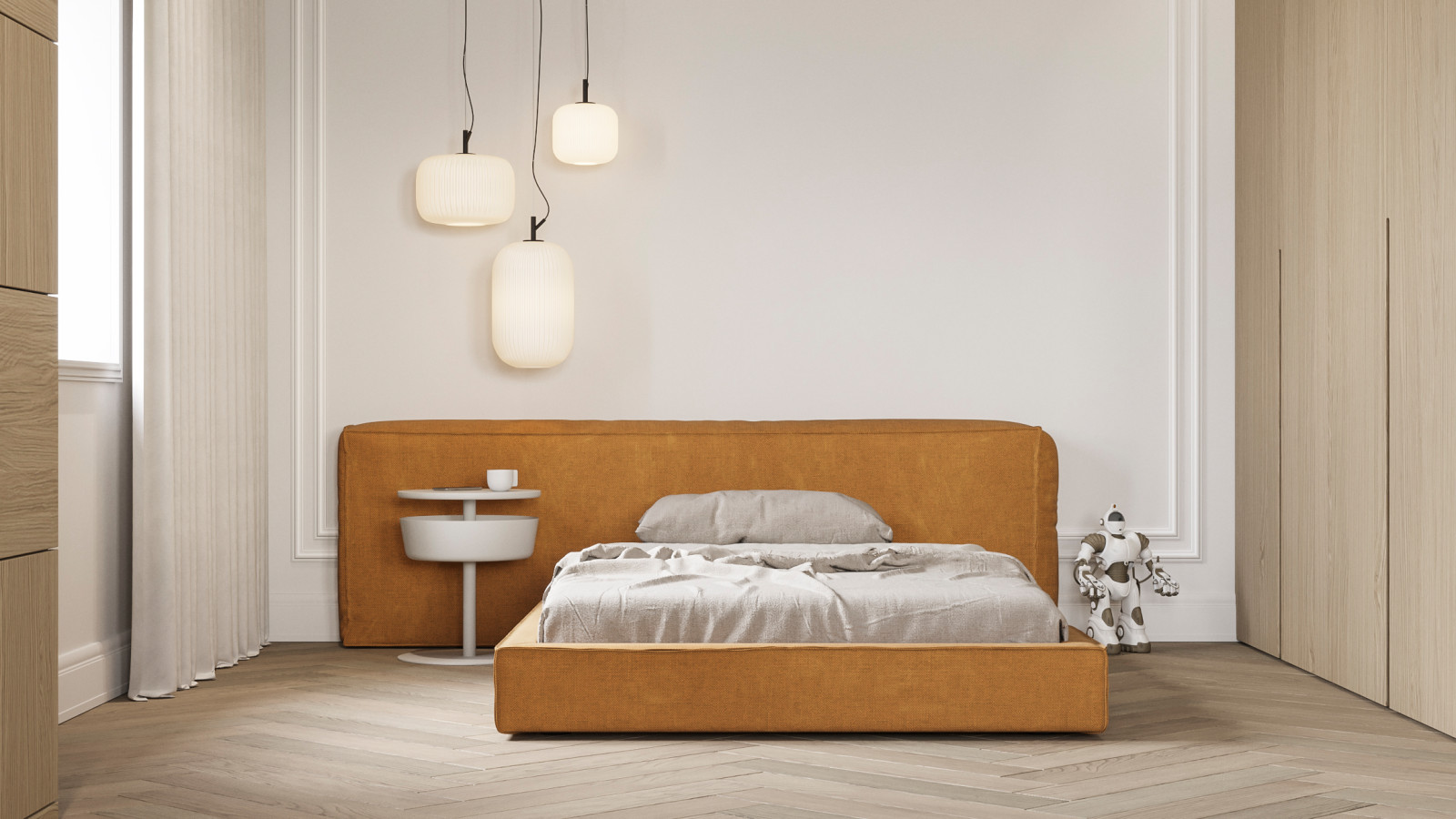 Современный роскошный интерьер загородного дома