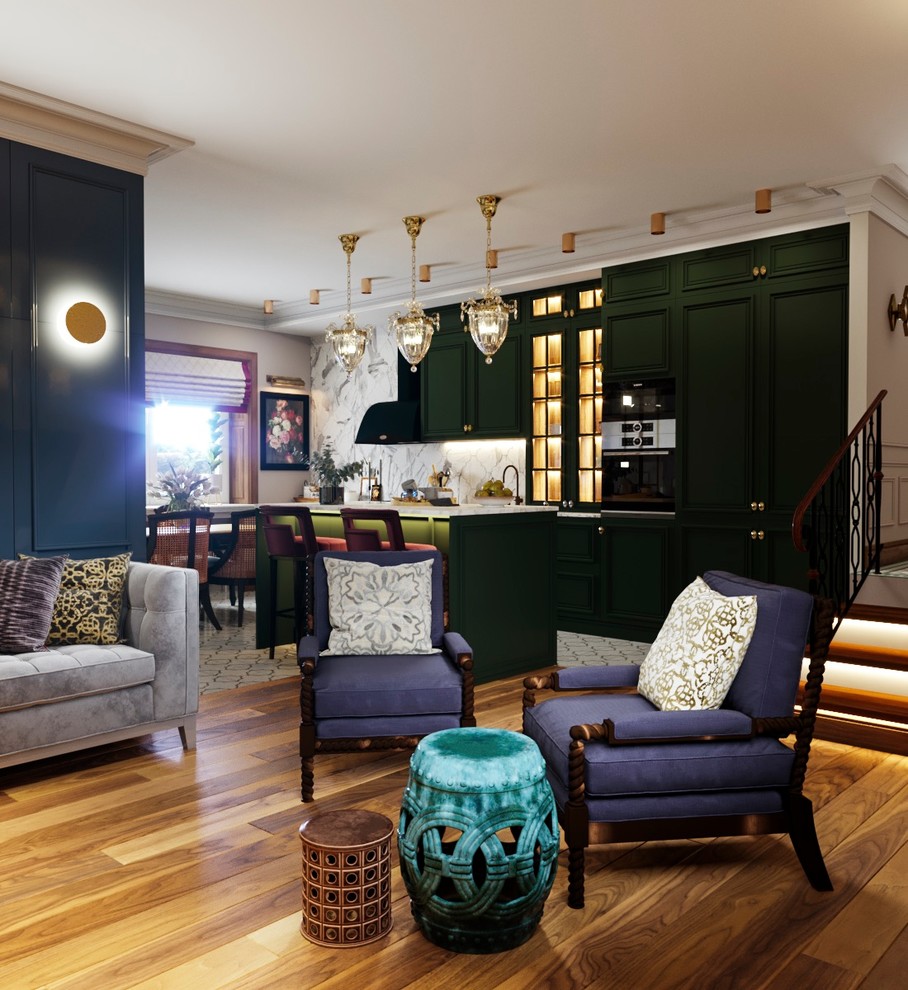 Обложка проекта: Квартира в центре Петербурга 70 кв. м.