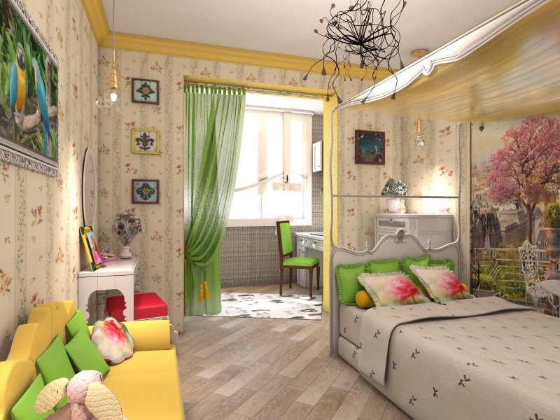 Дизайн-проект 4-х комнатной увртиры.