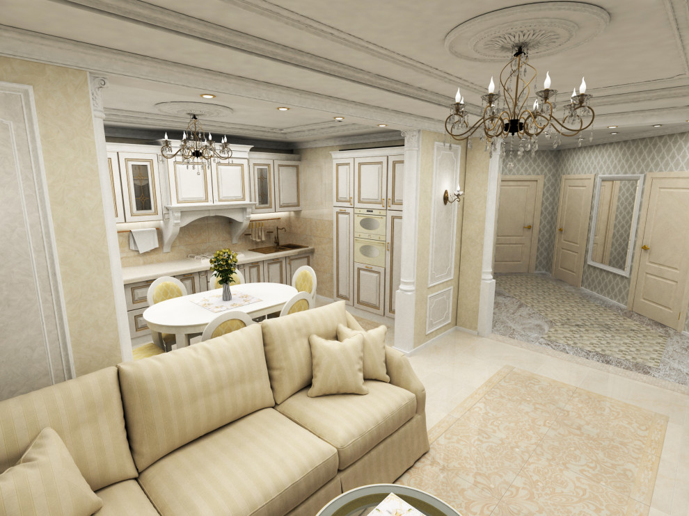 Обложка проекта: Гостиная в классике