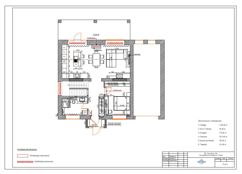 Дом 140кв.м. для взрослой пары в современном стиле с элеменами хай-тек