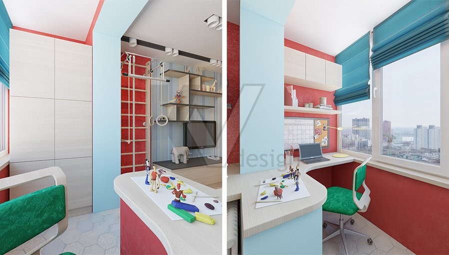 Дизайн 4-комнатной квартиры П-46М, Железнодорожный