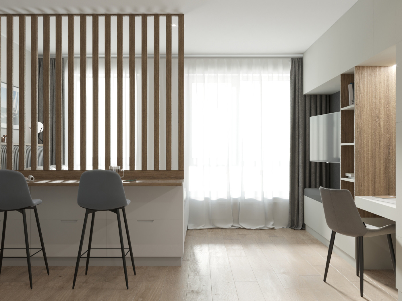 Квартира-студия 25 м² под сдачу в аренду на ул. Крымская