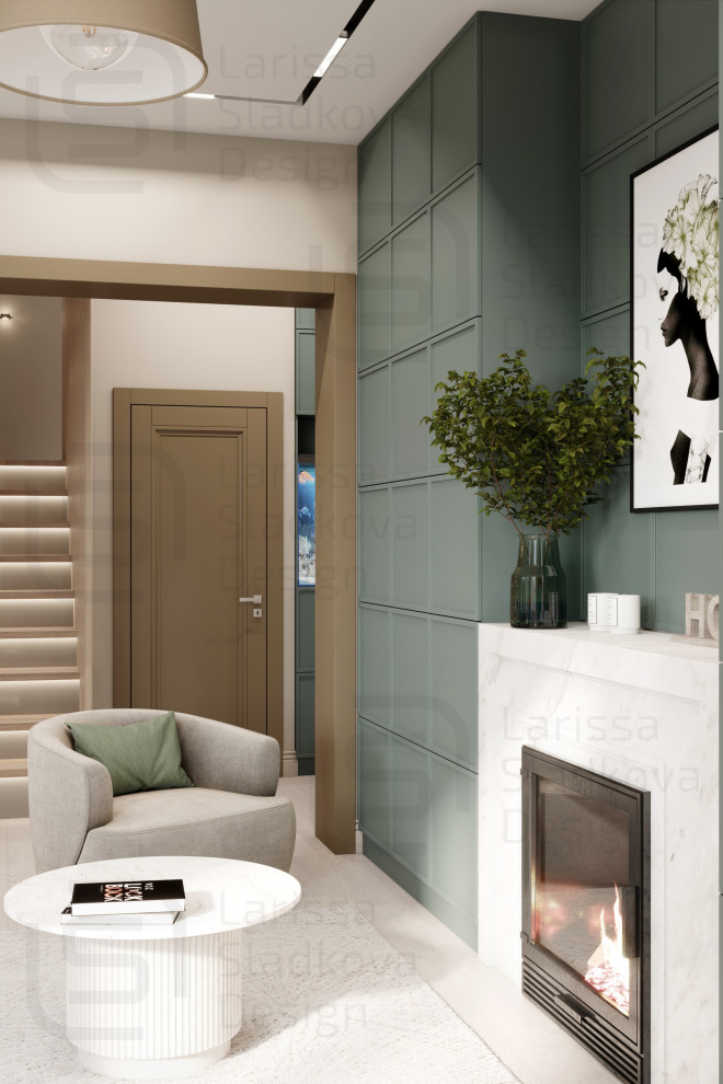 Частный дом под Чеховым 2-х этажный - 200 м²