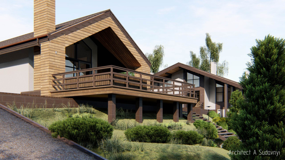 Архитектурные проекты коттеджей, ландшафтный дизайн