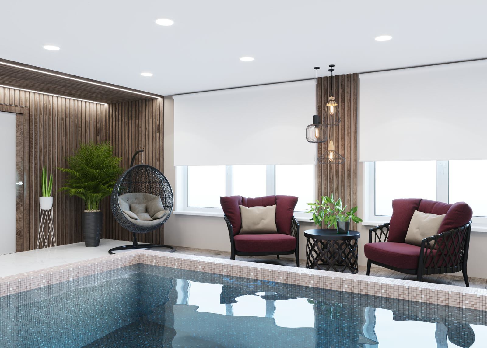 Обложка проекта: Банно-помывочный комплекс с бассейном.