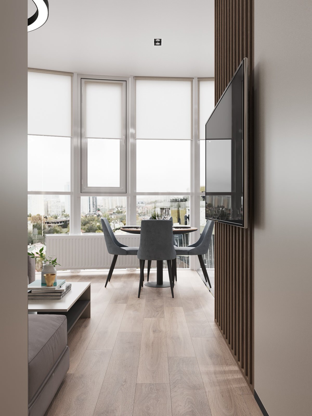 Interior design of an apartment