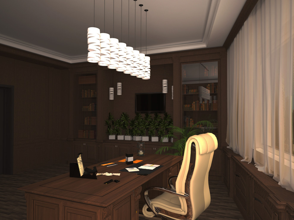 3d-визуализация рабочего кабинета