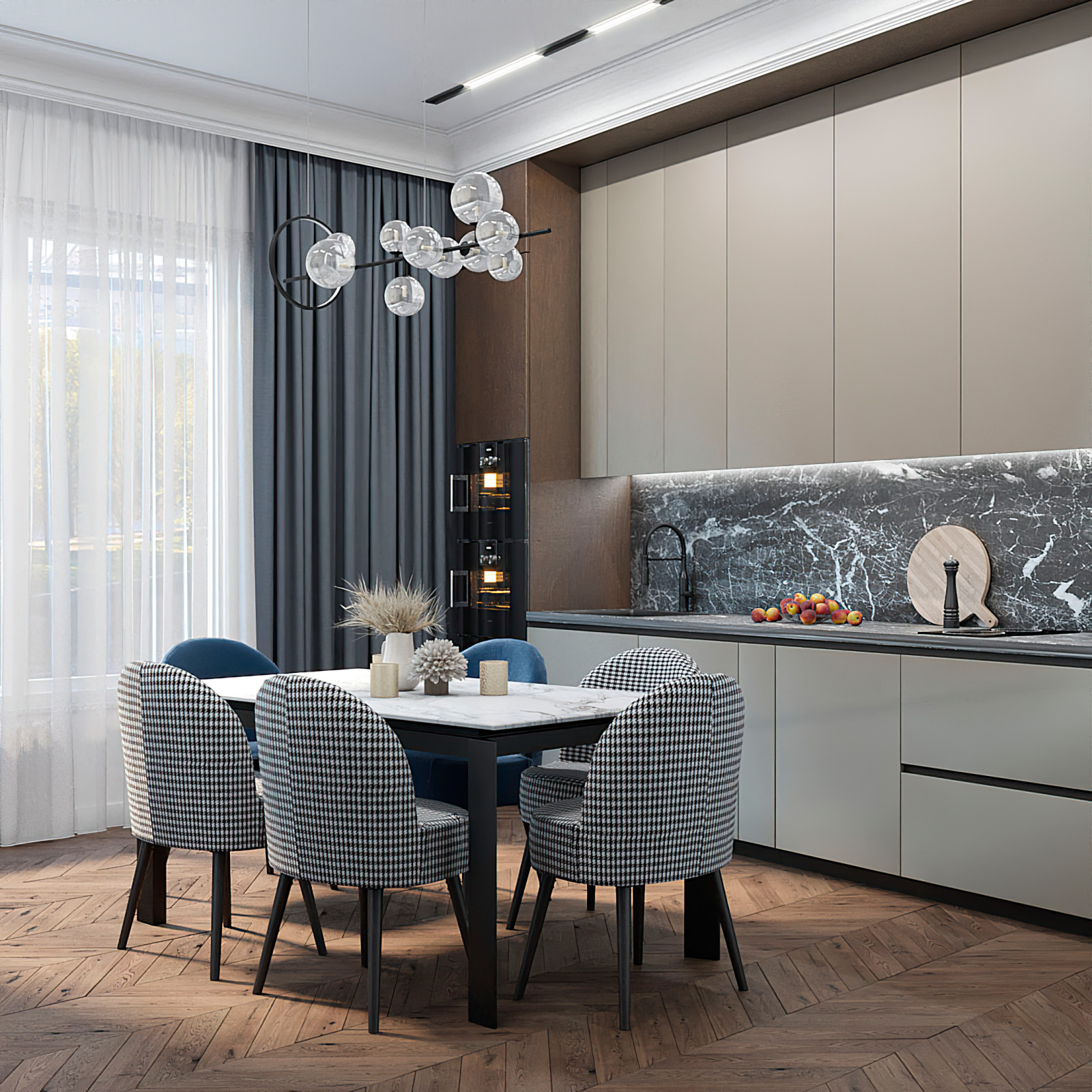 Обложка проекта: ЖК Стокгольм 97м2