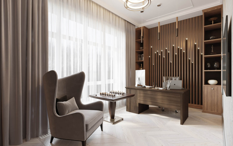 Дизайн интерьера жилого дома. Современная классика.