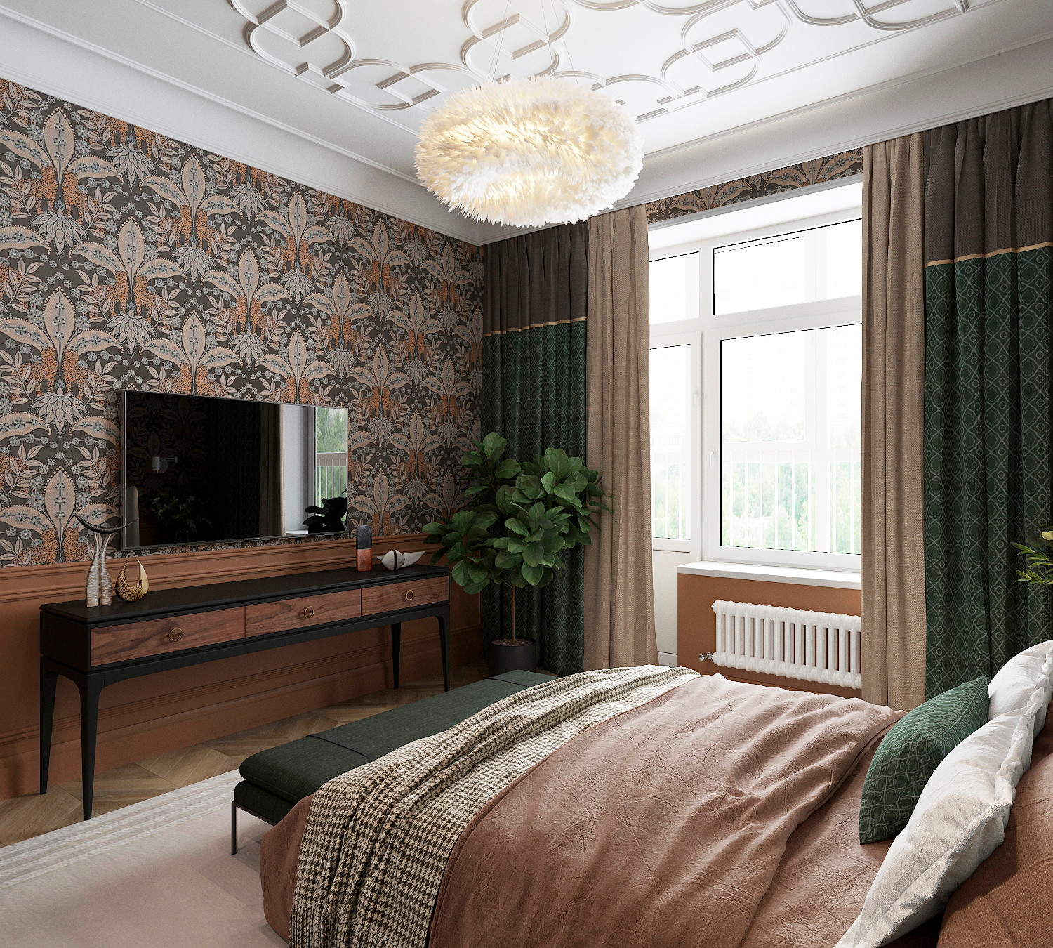 Квартира в стиле современная классика