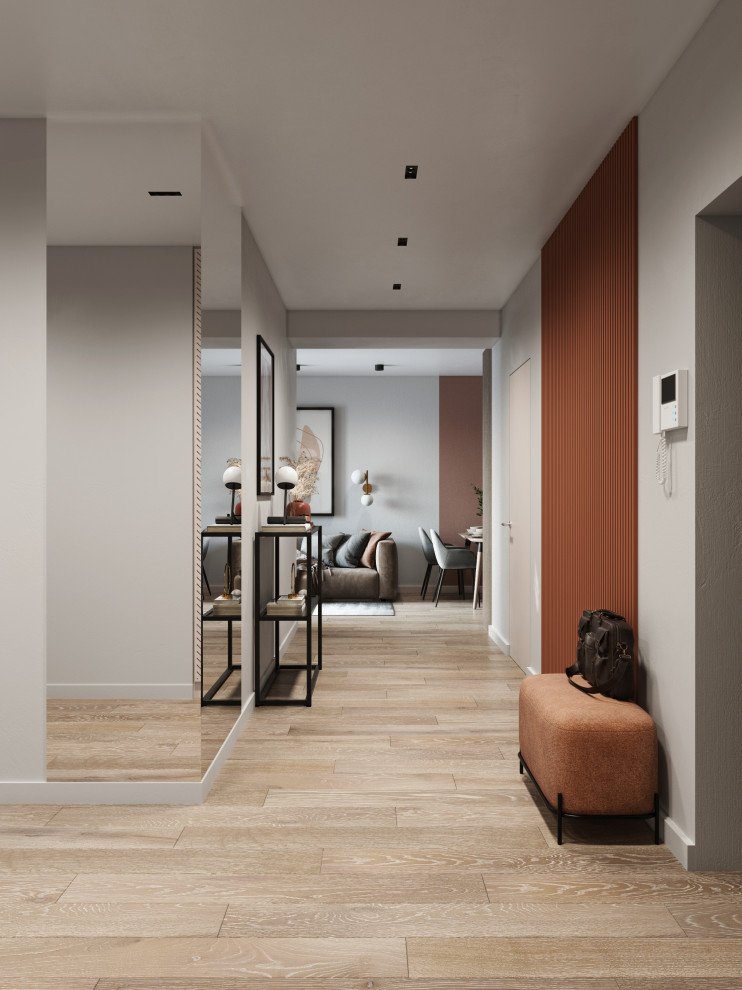 Прихожая в элегантной квартире на улице Мельникайте (г.Тюмень)