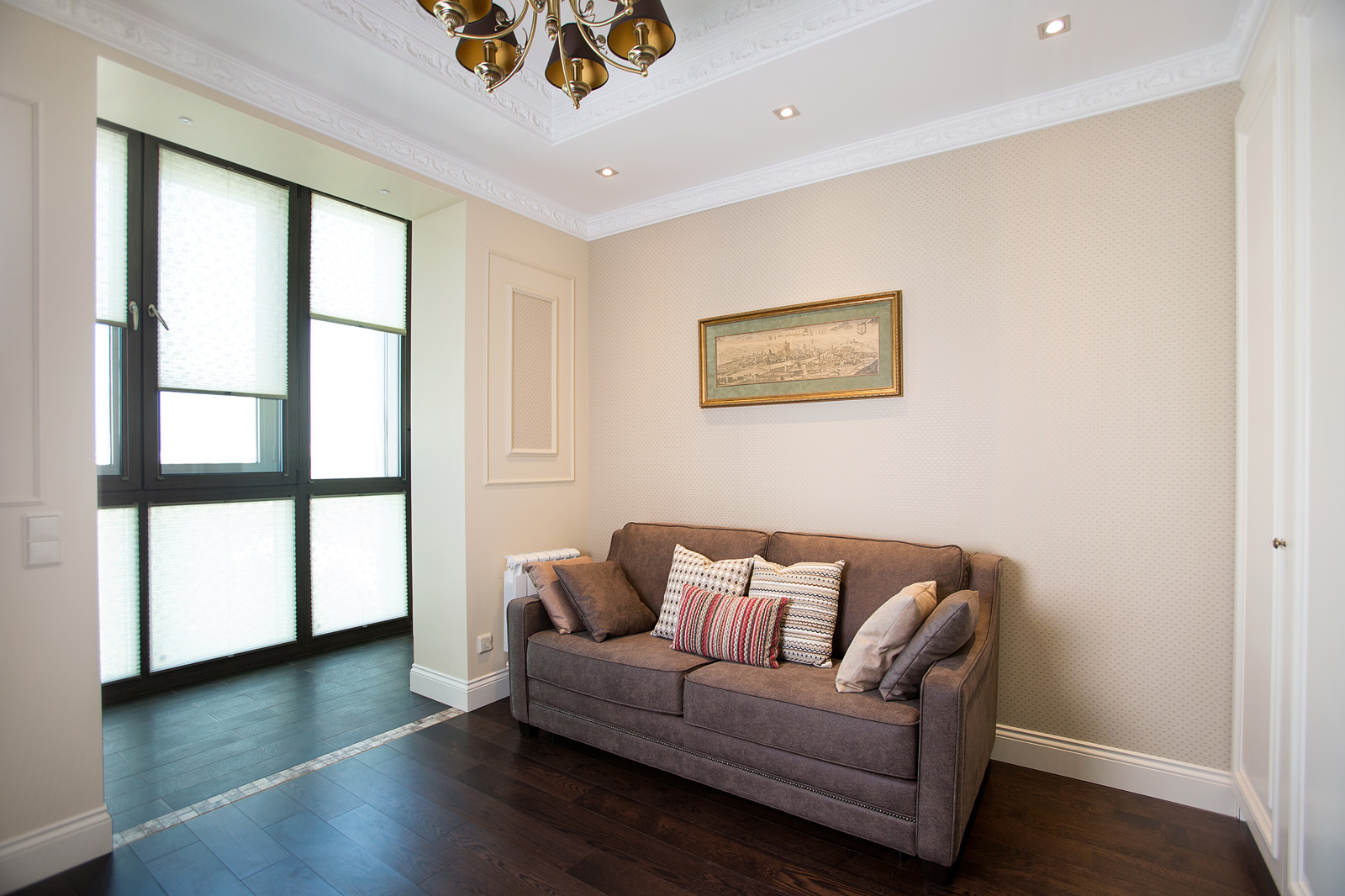 Трехкомнатная квартира с винтажными акцентами