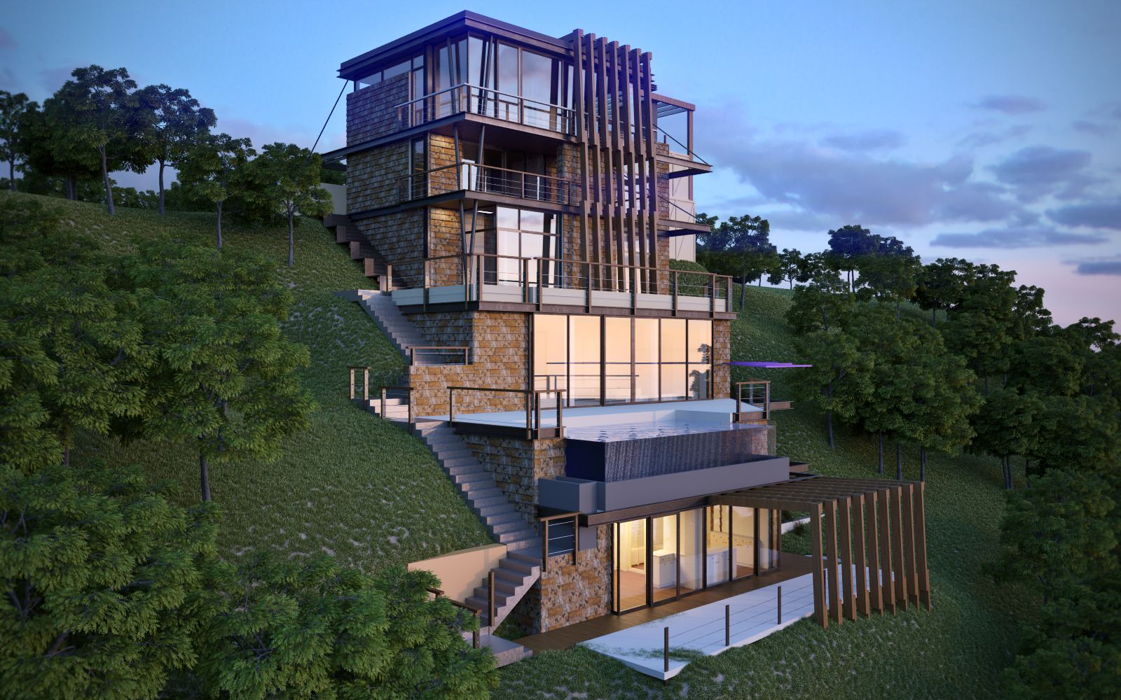 Коттедж CASA на крутом берегу Испании