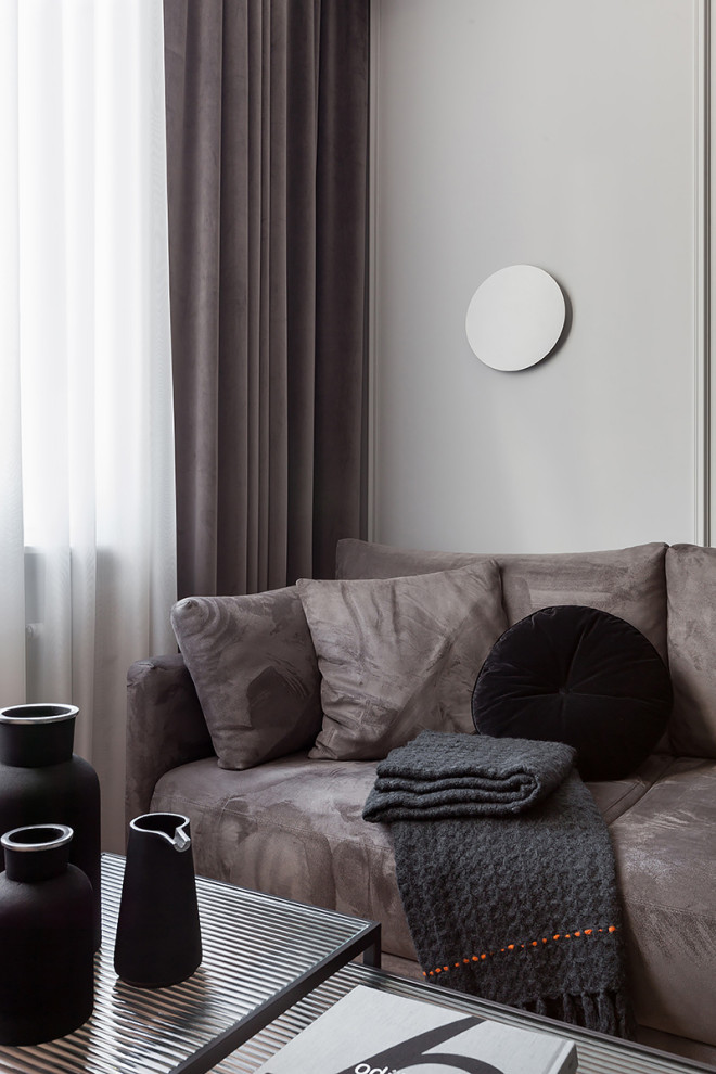 Элегантная квартира в стиле Total black