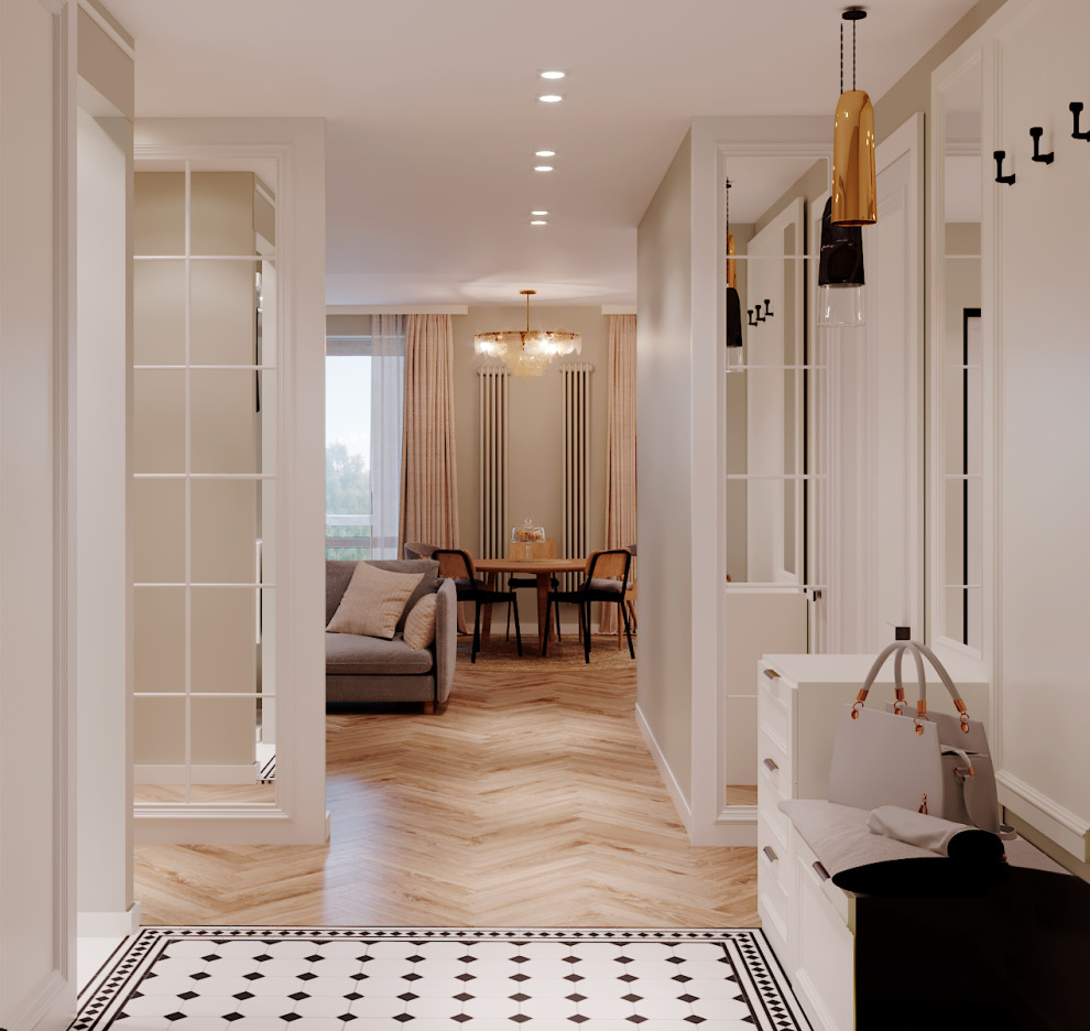 Обложка проекта: Квартира в мягких оттенках