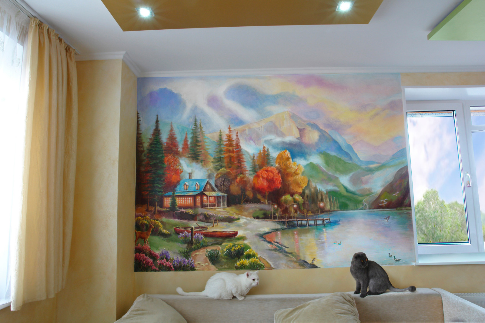 Роспись Декоративные штукатурки Фрески Лепка Картины Дизайн