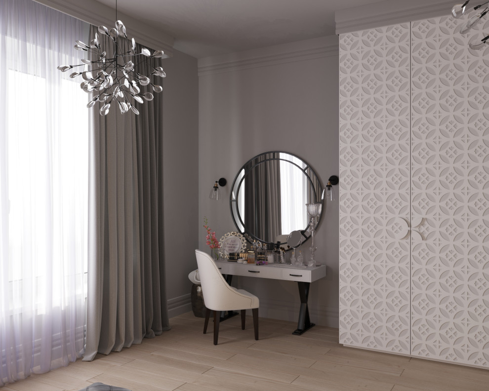 Обложка проекта: Спальня неоклассика