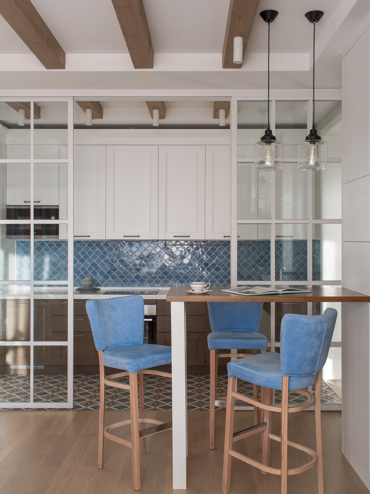 Лёгкий интерьер в Американском стиле