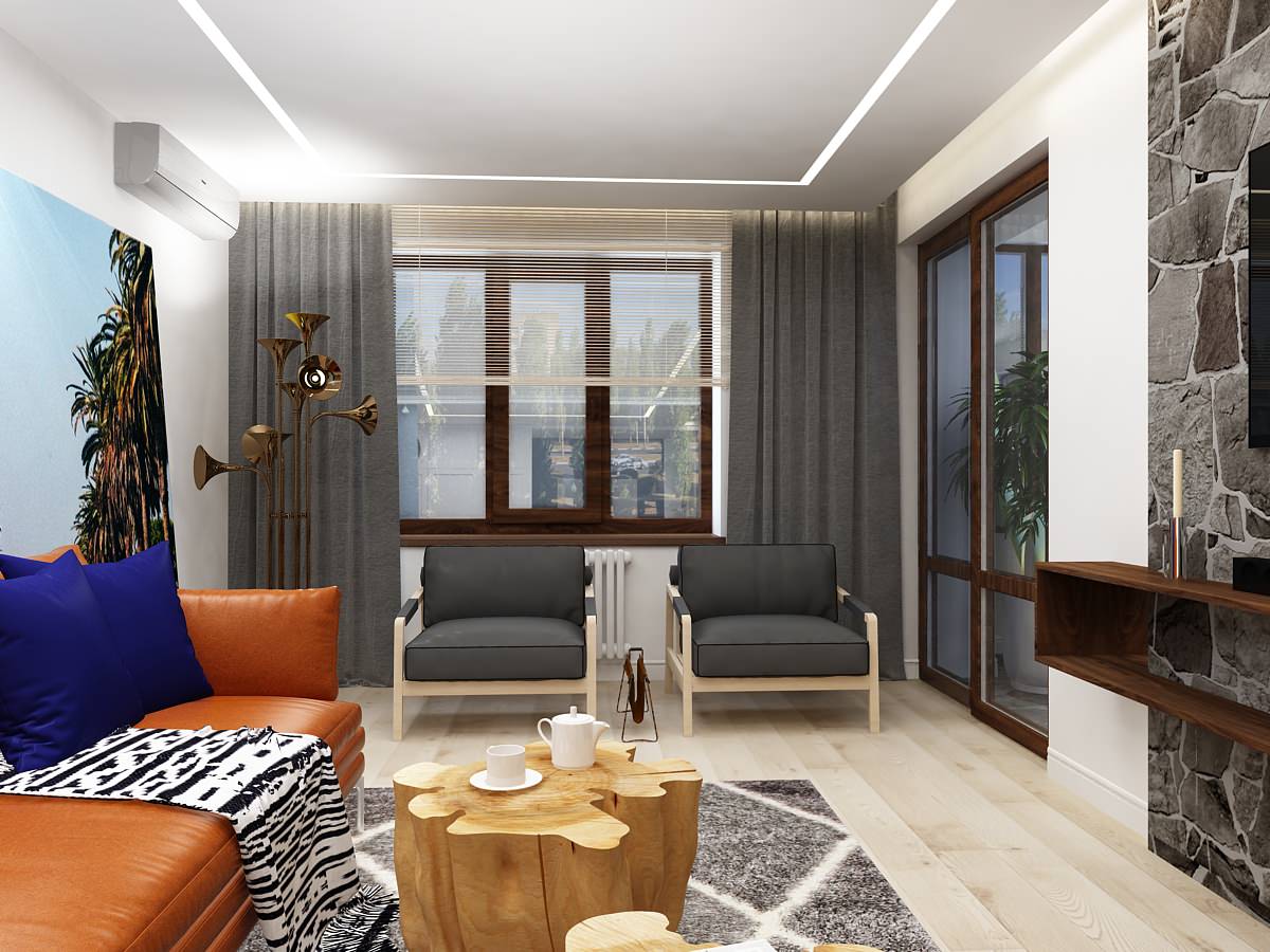 Яркая квартира для художницы