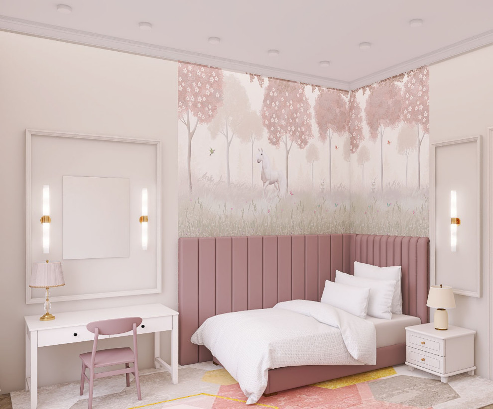 Двухкомнатная квартира. Уютный, лаконичный, но в меру роскошный интерьер для сем