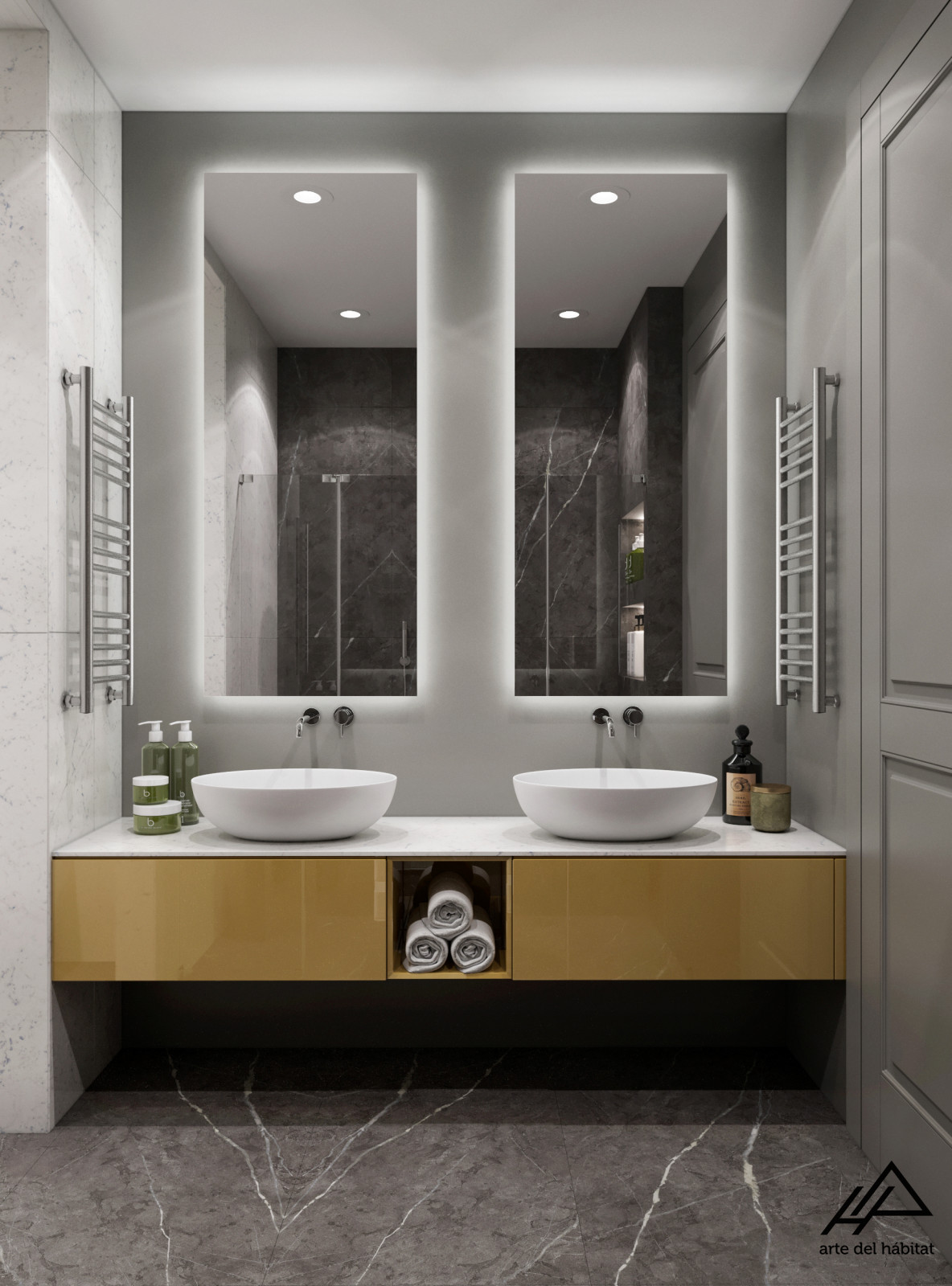 Dark modern interior in MSK