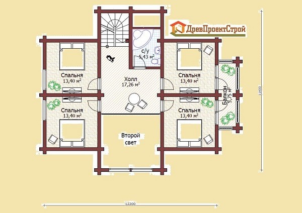 Проект дома № 46