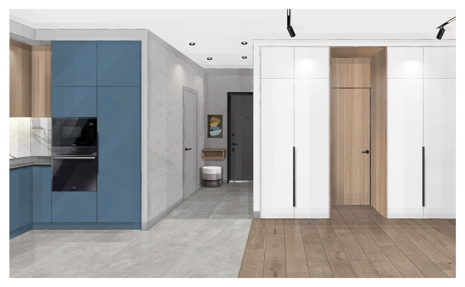 Кухня-гостиная