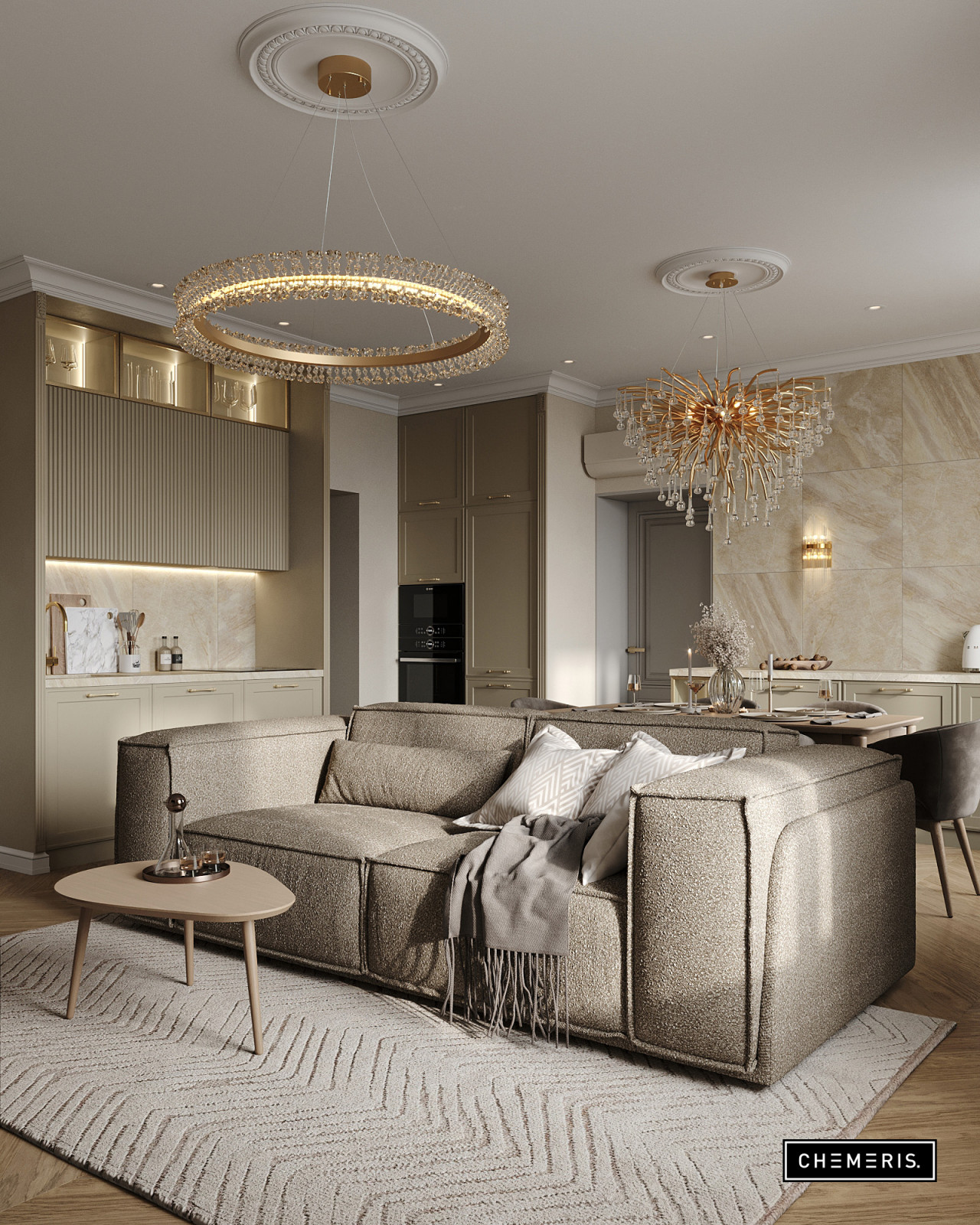 Обложка проекта: Квартира в клубном доме "Аура" (Санкт Петербург)