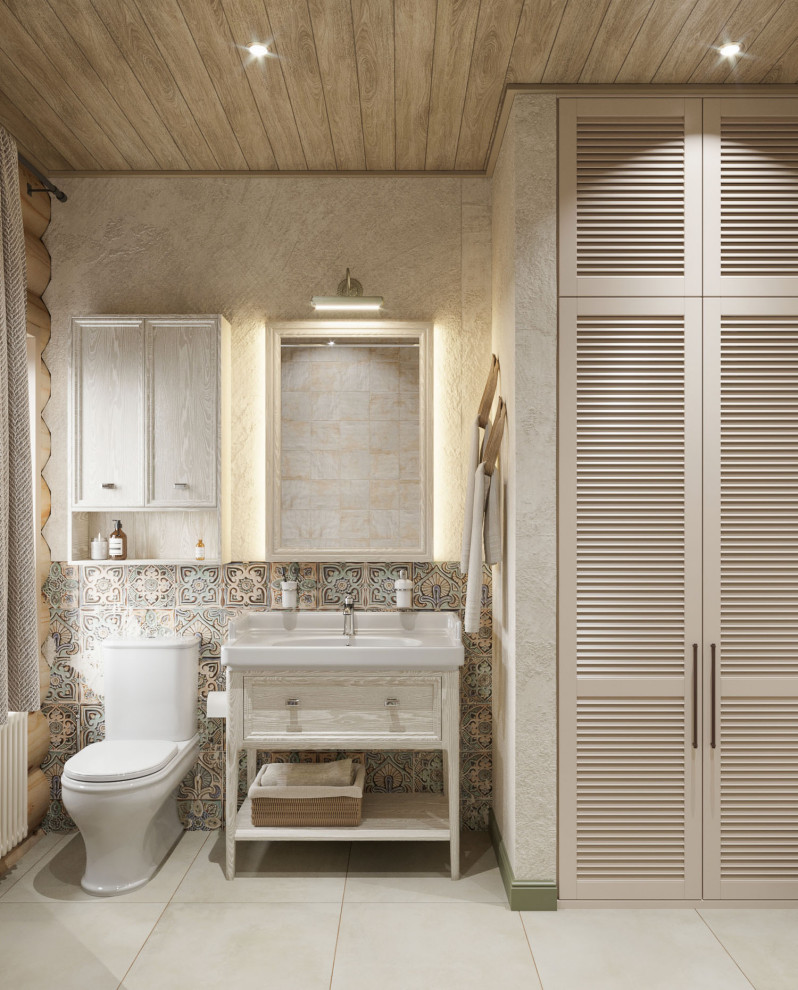 Интерьер деревянного загородного дома в Нижних Сергах