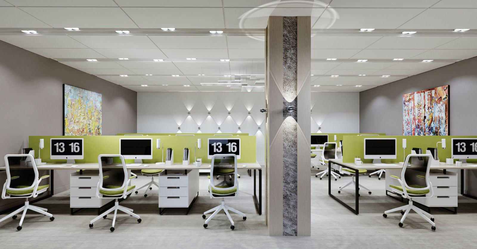 Офис Фарм, open space