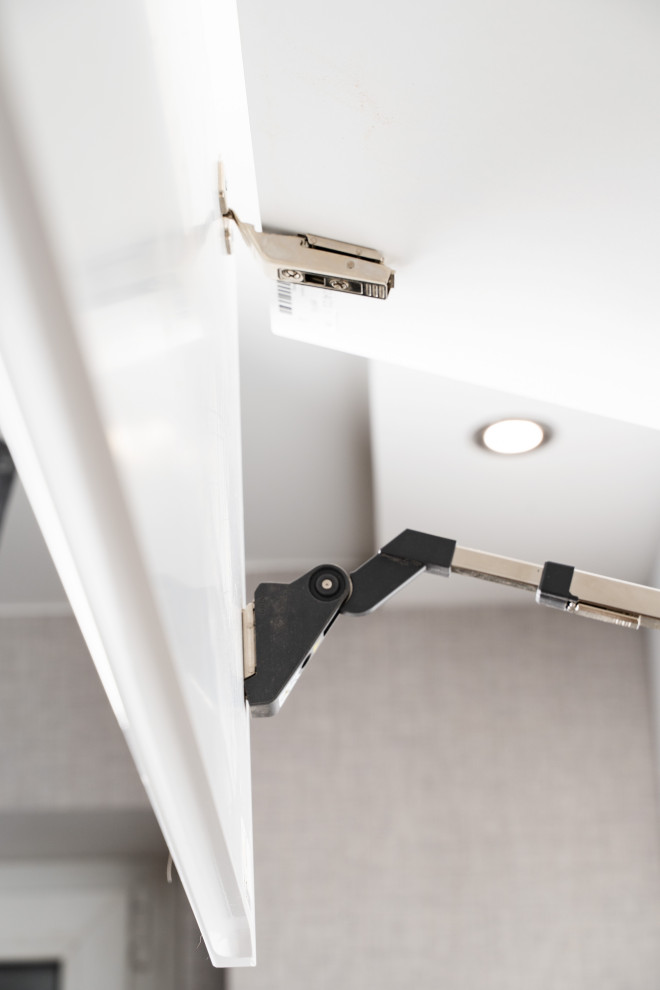 Кухня с интегрированными ручками