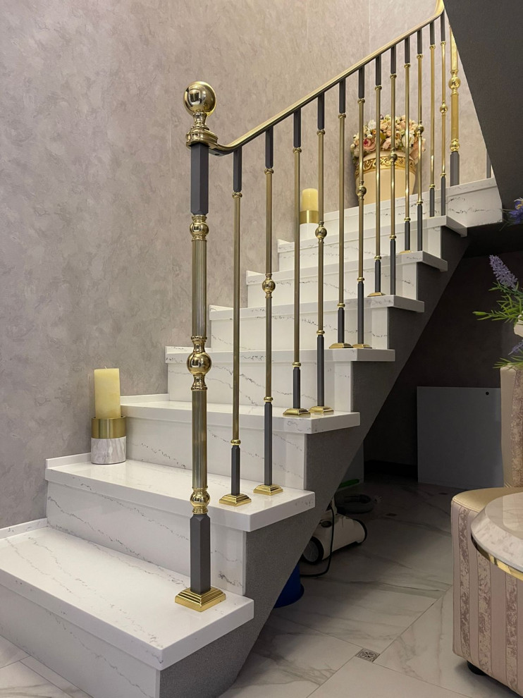 Лестница, латунное ограждение, Grande forge(Франция), коллекция "Графиня"