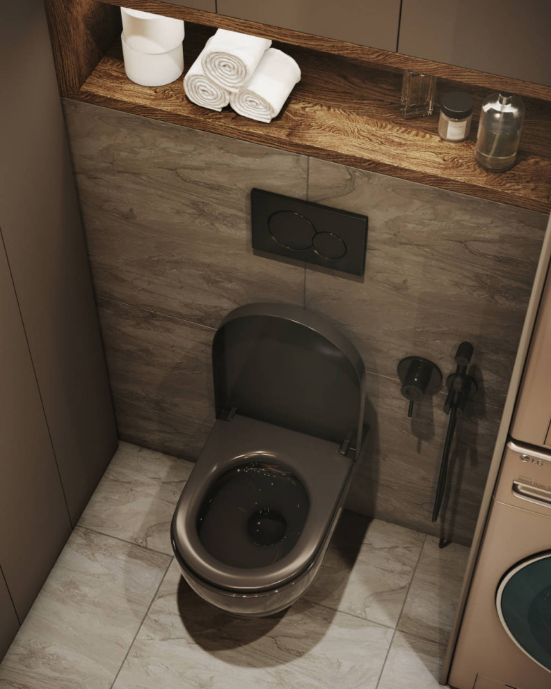 г. Санкт-Петербург, квартира 98 м2. Темно-золотой интерьер квартиры