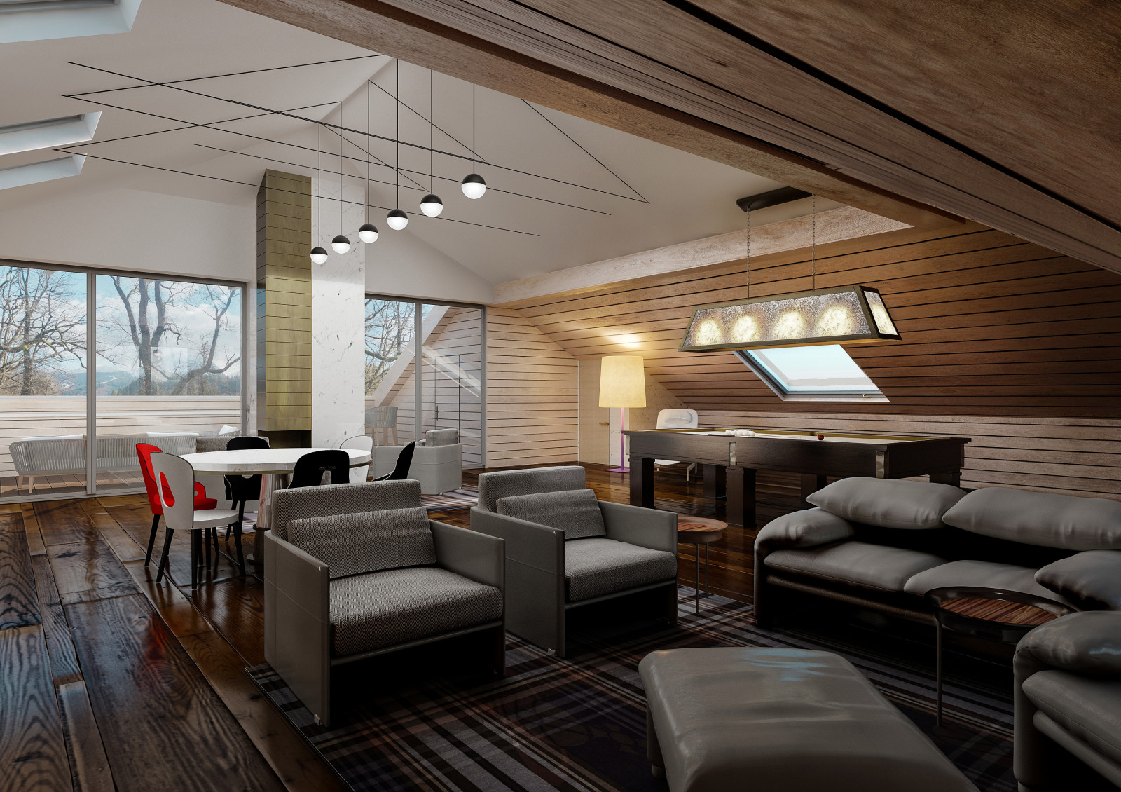 Интерьеры старинного дома 3200 кв метров в Австрии